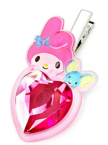 SANRIO ORIGINAL MY MELODY X FLAT HAIR CLIP BAG DECORATION (MAGICAL JEWELRY HEART)
