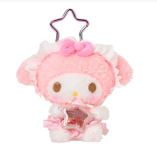 SANRIO ORIGINAL MY MELODY MASCOT HOLDER STARDUST BABY BOTTLE