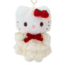 SANRIO ORIGINAL HELLO KITTY STRAWBERRY MASCOT CHARM / PLUSH