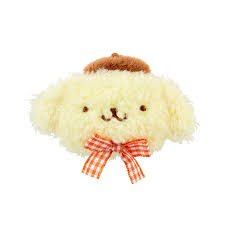 SANRIO ORIGINAL POMPOMPURIN FACE SHAPED HAIR CLIP