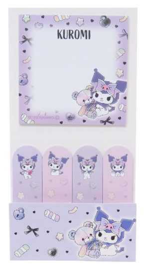 SANRIO JAPAN ORIGINAL KUROMI STICKY MEMO PAD