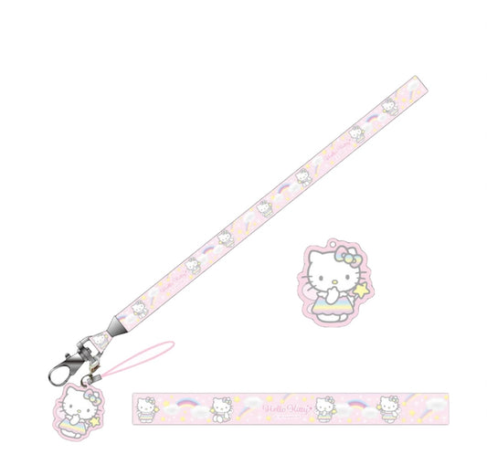 SANRIO HELLO KITTY RAINBOW FAIRY LANYARD