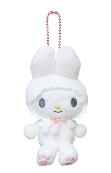 SANRIO ORIGINAL MY MELODY 50TH ANNIVERSARY MASCOT HOLDER- SNOW