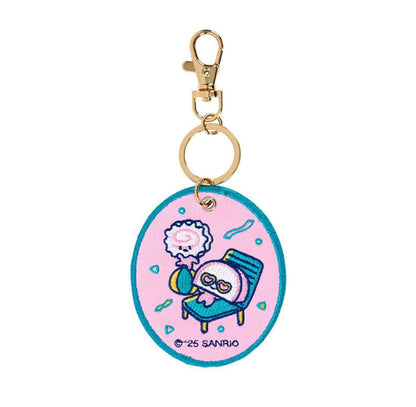 SANRIO KIRIMICHAN EMBROIDERED PATCH KEYCHAIN