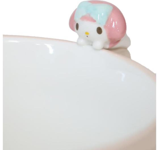 SANRIO ORIGINAL MY MELODY MUG WITH NOKKARI FIGURE COMICS