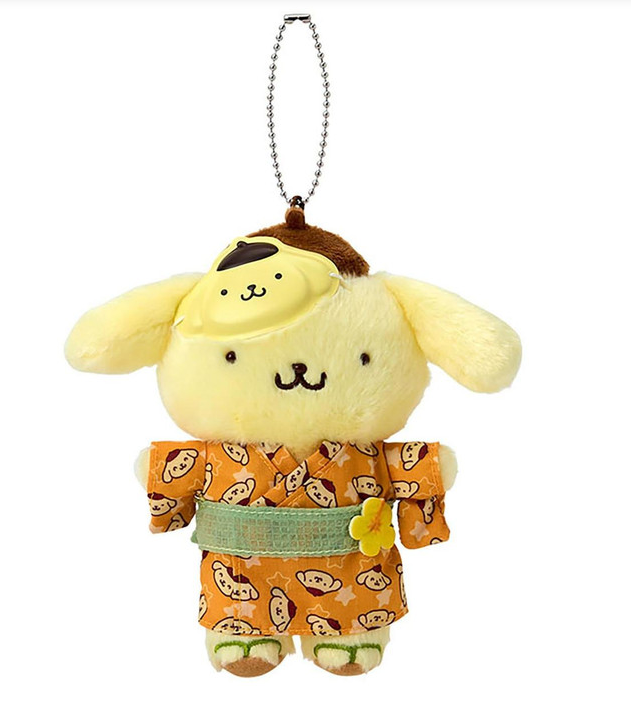 SANRIO ORIGINAL POMPOMPURIN MASCOT CHARM SUMMER FESTIVAL
