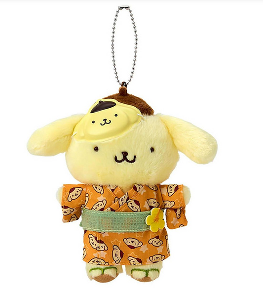 SANRIO ORIGINAL POMPOMPURIN MASCOT CHARM SUMMER FESTIVAL