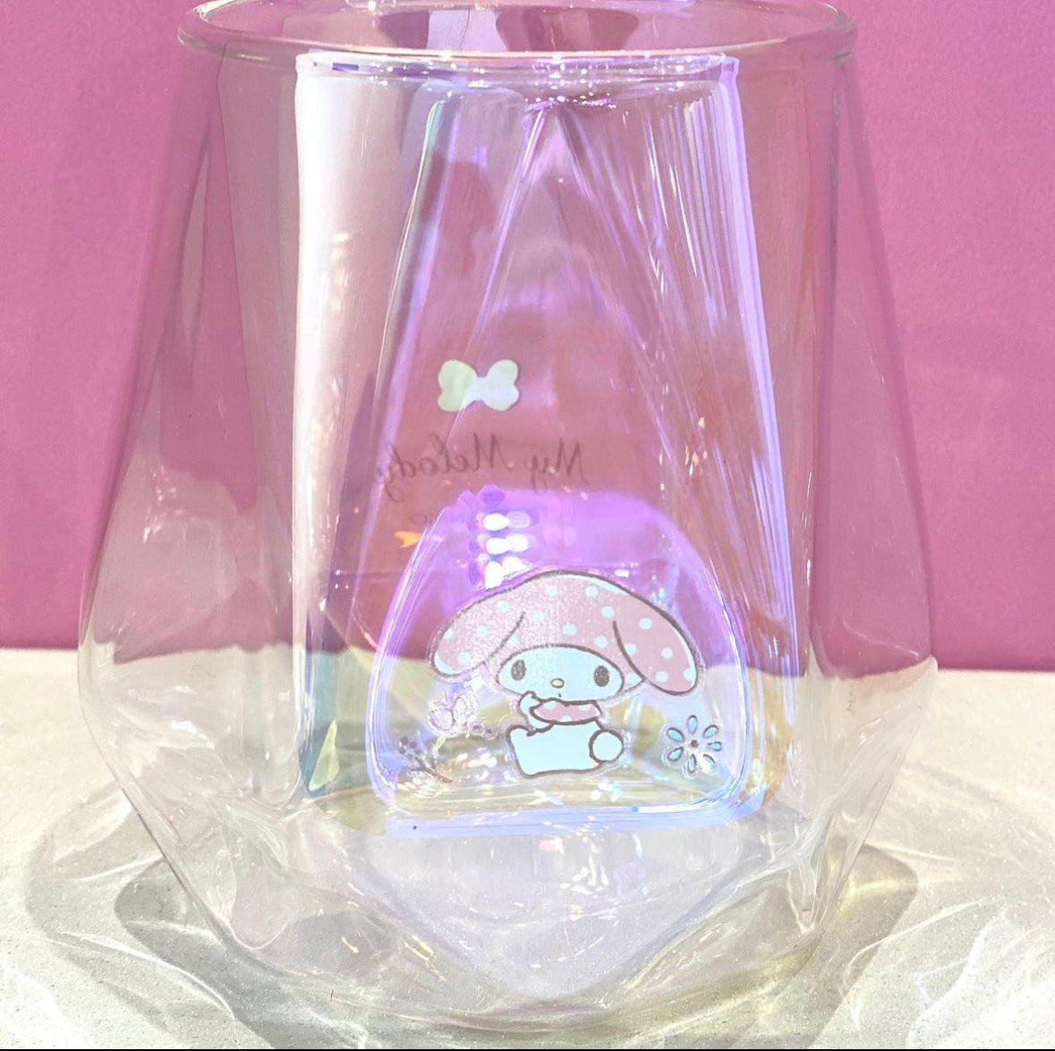 MY MELODY GLASS