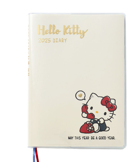 SANRIO JAPAN ORIGINAL HELLO KITTY DIARY BOOK B6 2025 CALENDAR