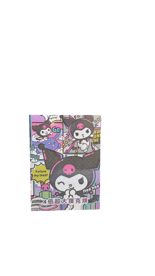 SANRIO KUROMI 4X OVERSIZED PLAYING CARDS