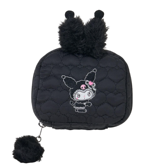 SANRIO ORIGINAL KUROMI POLYESTER POUCH MELOUSA ROMIUSA