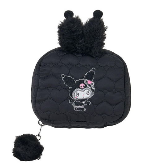 SANRIO ORIGINAL KUROMI POLYESTER POUCH MELOUSA ROMIUSA