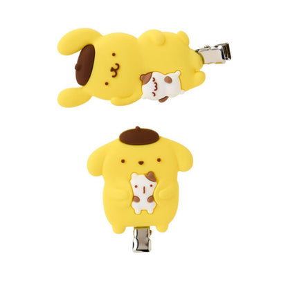 SANRIO POMPOMPURIN BANGS CLIP SET