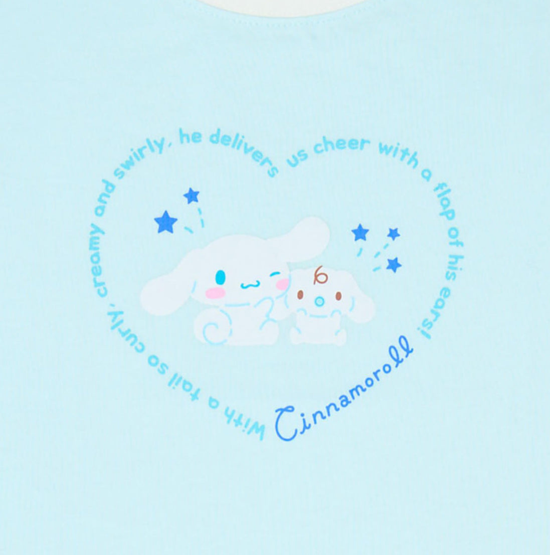 SANRIO CINNAMOROLL BLUE KIDS TSHIRT (140 CM)