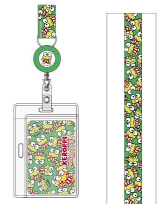 SANRIO KEROPPI PATTERN KEY LEASH KR