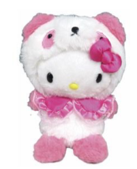 SANRIO HELLO KITTY BEAN DOLL PINK PANDA