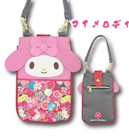 SANRIO JAPAN ORIGINAL MY MELODY PHONE SLING BAG / POUCH