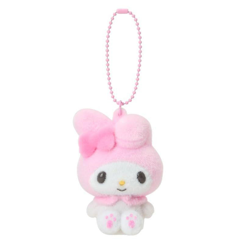 SANRIO ORIGINAL MY MELODY FLOCKED FIGURE MASCOT HOLDER