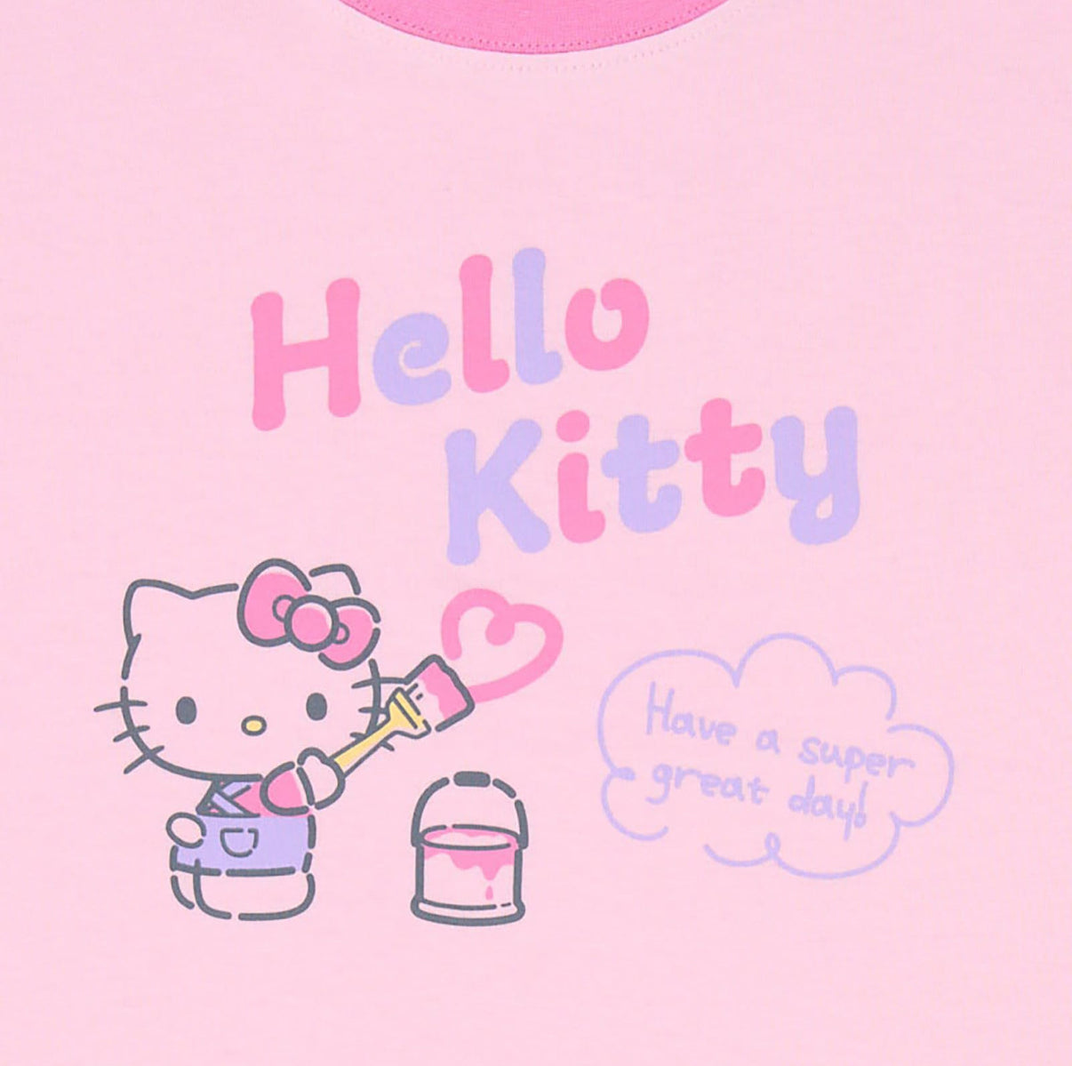SANRIO HELLO KITTY KIDS PINK TSHIRT (140 CM)