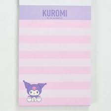 SANRIO ORIGINAL KUROMI MINI NOTEPAD RETRO