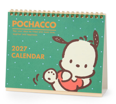 SANRIO ORIGINAL POCHACCO 2027 RING CALENDAR