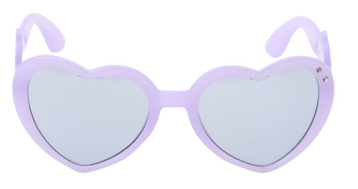 SANRIO ORIGINAL KUROMI KIDS SUNGLASSES HEART BLUE