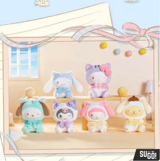 SANRIO TOP TOY PLAY WITH KITTENS PLUSH CHARM BLIND BOX