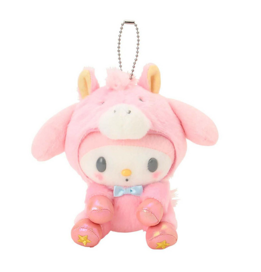 SANRIO ORIGINAL MY MELODY MASCOT HOLDER NEW YEAR ZODIAC YEAR OF HORSE LUCKY PINK