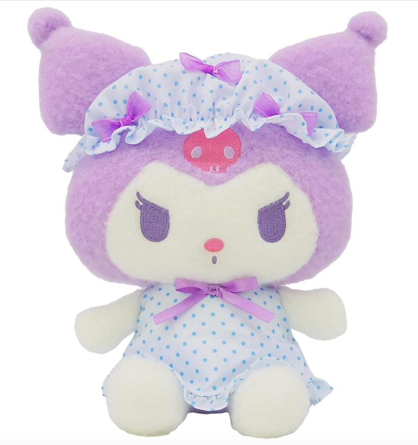 SANRIO ORIGINAL KUROMI PLUSH TOY (S) NIGHTCAP