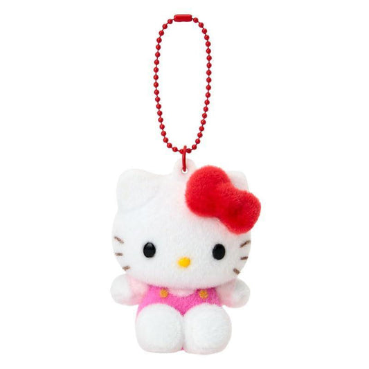 SANRIO ORIGINAL HELLO KITTY FLOCKED FIGURE MASCOT HOLDER