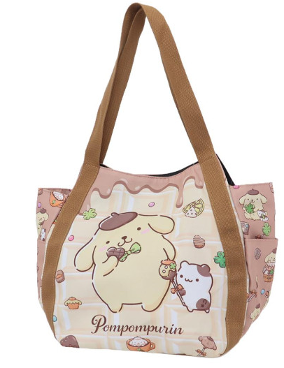 SANRIO JAPAN ORIGINAL POMPOMPURIN DESSERT PARTY BALLON TOTE BAG LARGE