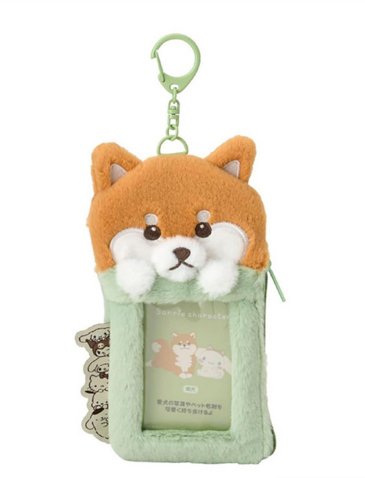 SANRIO ORIGINAL CHARACTERS X SHIBA INU CARD HOLDER WITH POUCH ALWAYS TOGETHER MY PET