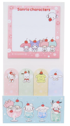 SANRIO JAPAN ORIGINAL CHARACTERS STICKY MEMO PAD