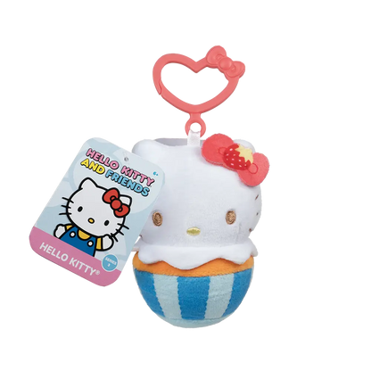 SANRIO HELLO KITTY AND FRIENDS 4" CLIP ON PLUSH