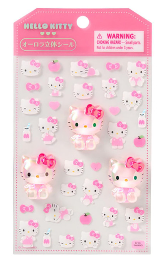 SANRIO ORIGINAL HELLO KITTY AURORA 3D STICKER