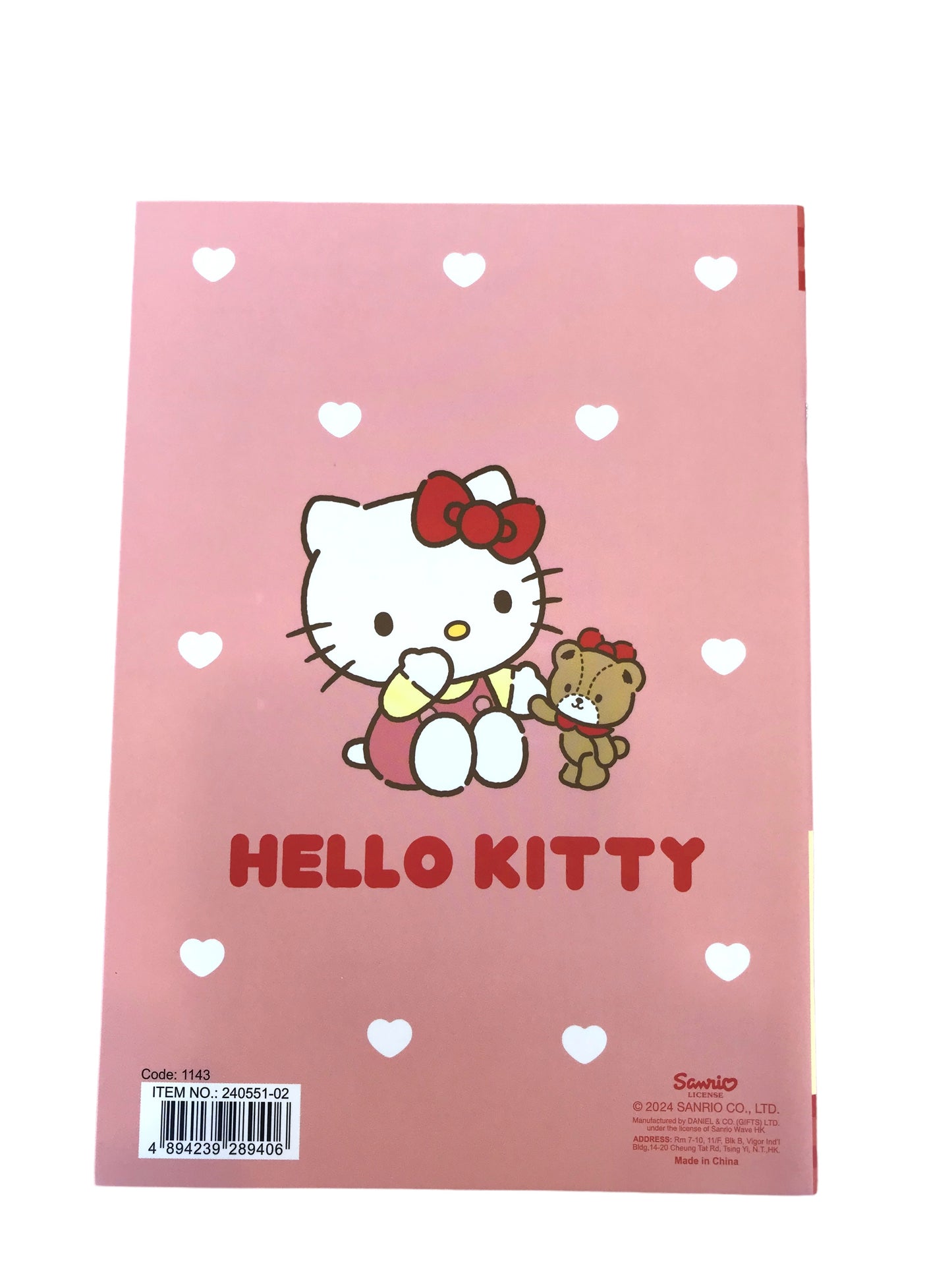 SANRIO JAPAN ORIGINAL HELLO KITTY A5 NOTEBOOK