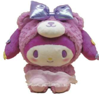 SANRIO MY MELODY 10 IN GIRLY BEAR PLUSH