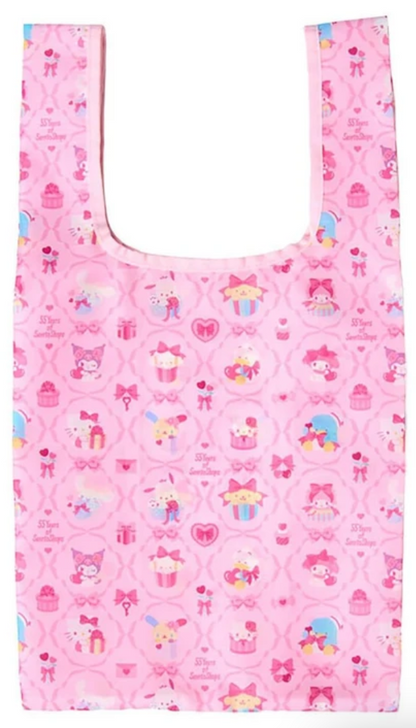 SANRIO ORIGINAL CHARACTERS WRAPPING PAPER ECO BAG WITH CASE