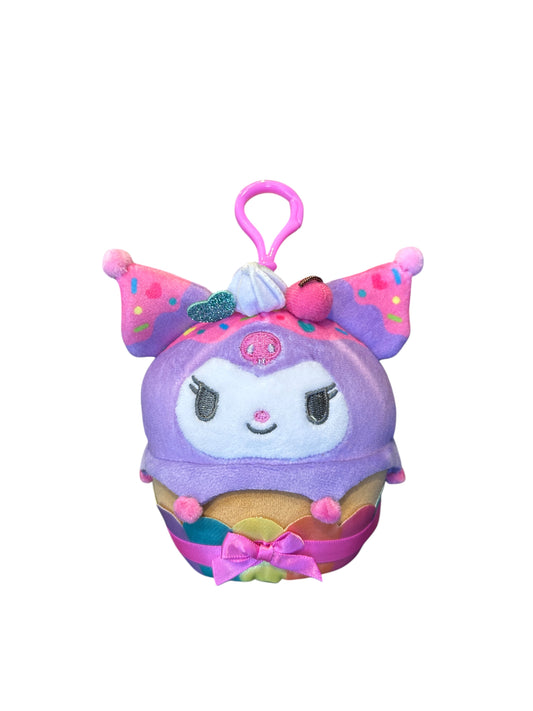 SANRIO KUROMI CUPCAKE MASCOT CLIP ON COLORFUL CUTE SWEETS