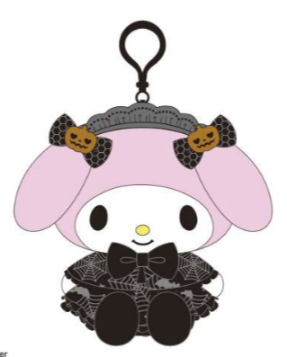SANRIO MY MELODY HALLOWEEN MASCOT CLIP CHARM / PLUSH