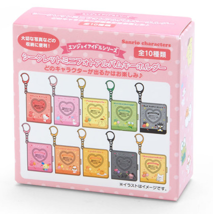 SANRIO JAPAN ORIGINAL CHARACTERS MINI PHOTO ALBUM KEYCHAIN BLIND BOX A