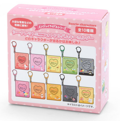 SANRIO JAPAN ORIGINAL CHARACTERS MINI PHOTO ALBUM KEYCHAIN BLIND BOX A