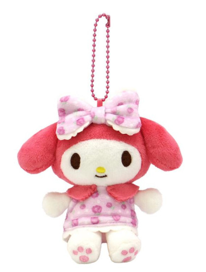 SANRIO ORIGINAL MY MELODY 50TH ANNIVERSARY MASCOT HOLDER- ROSE