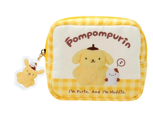 SANRIO ORIGINAL POMPOMPURIN (POMPOMPURIN FROM THOSE DAYS) POUCH