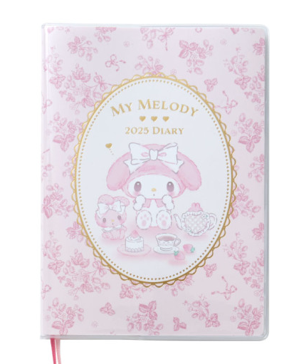 SANRIO JAPAN ORIGINAL MY MELODY DIARY BOOK B6 2025 CALENDAR