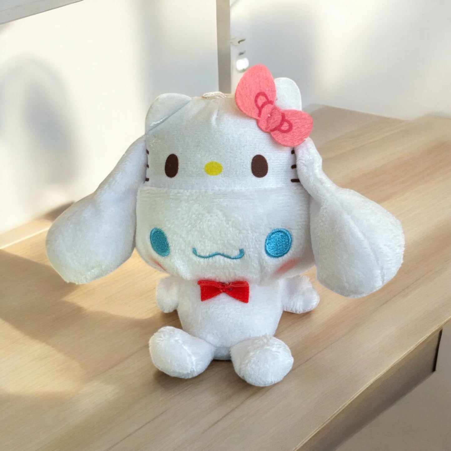 SANRIO ORIGINAL CINNAMOROLL  / HELLO KITTY 50TH ANNIVERSARY MASCOT CHARM / PLUSH 2025