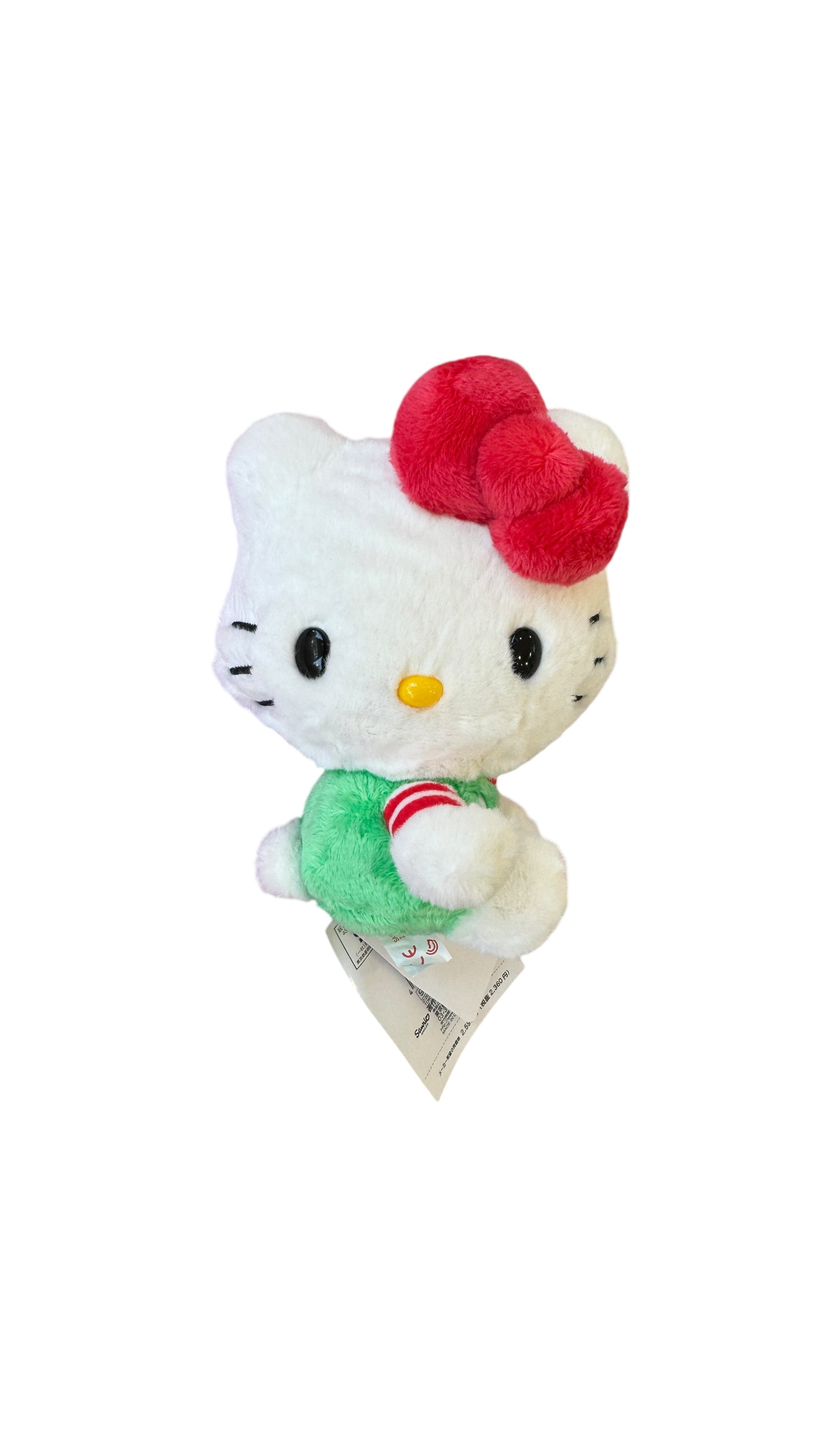 SANRIO JAPAN ORIGINAL HELLO KITTY 50TH ANNIVERSARY PLUSH GREEN