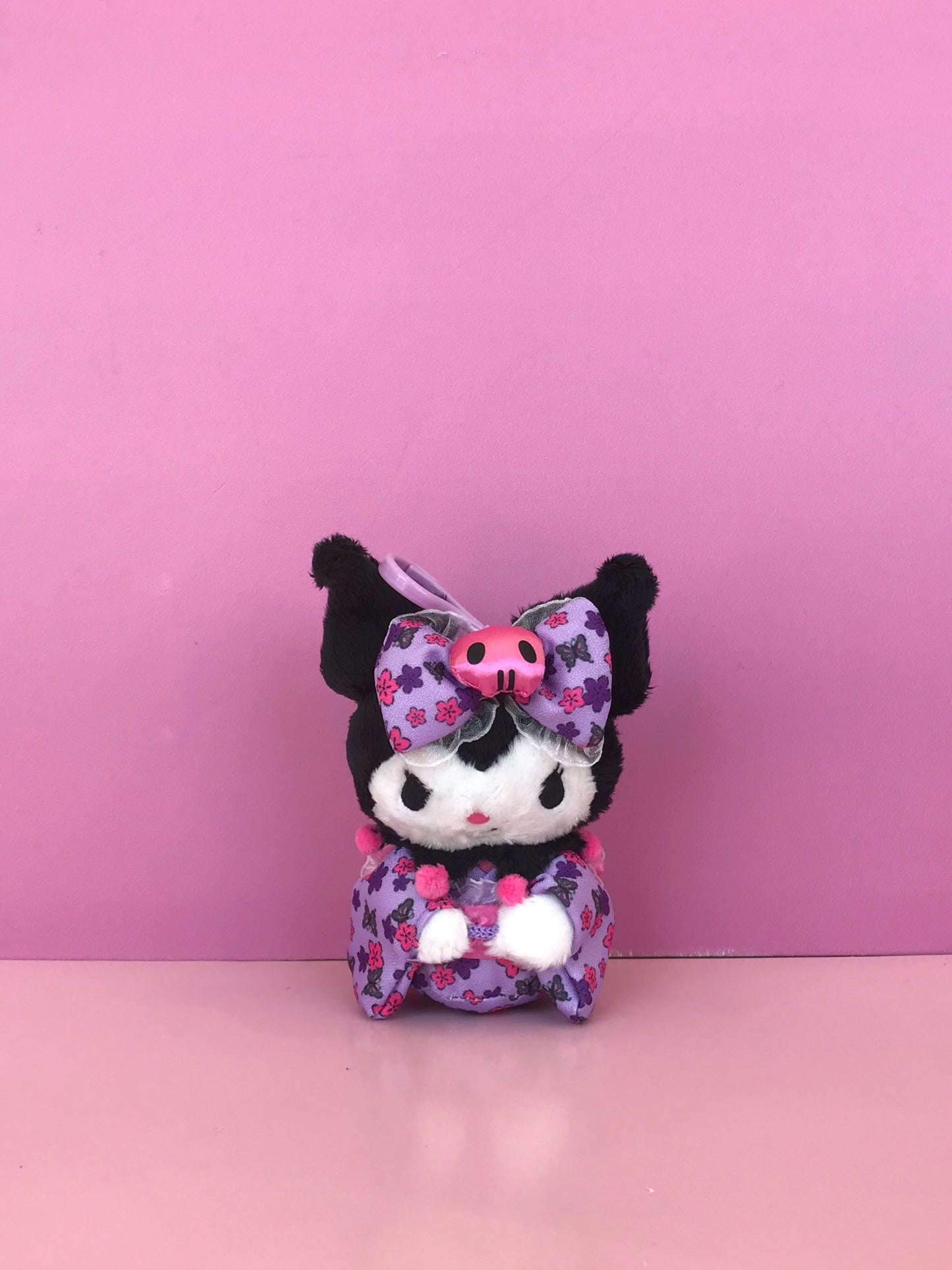 SANRIO KUROMI MASCOT CLIP ON KIMONO KU