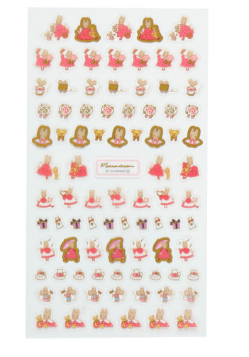 SANRIO ORIGINAL MARRON CREAM RETRO PETIT STICKERS