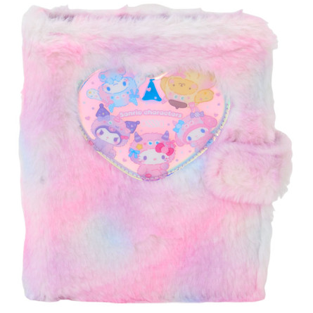 SANRIO ORIGINAL CHARACTER COLORFUL POP MONSTER FLUFFY A6 6 HOLE BINDER